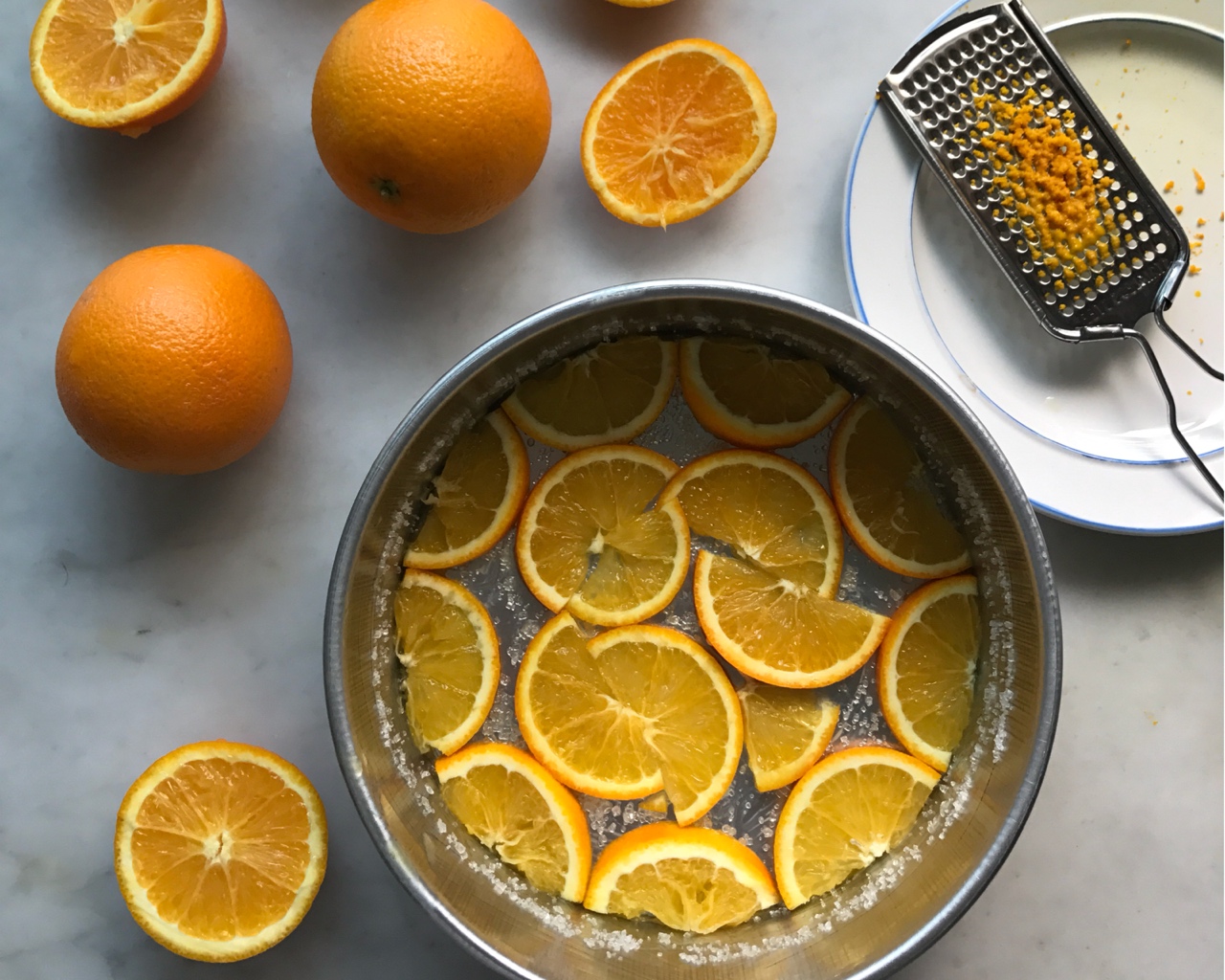 香橙翻转蛋糕的做法 步骤4
