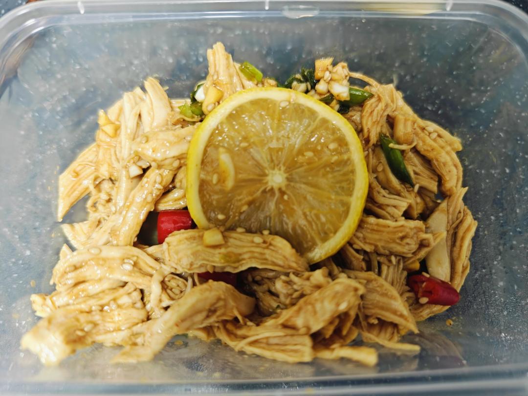 ✅ 第6道快手低脂菜✨清爽美味的柠檬鸡丝🍋鸡胸肉满分吃法💯