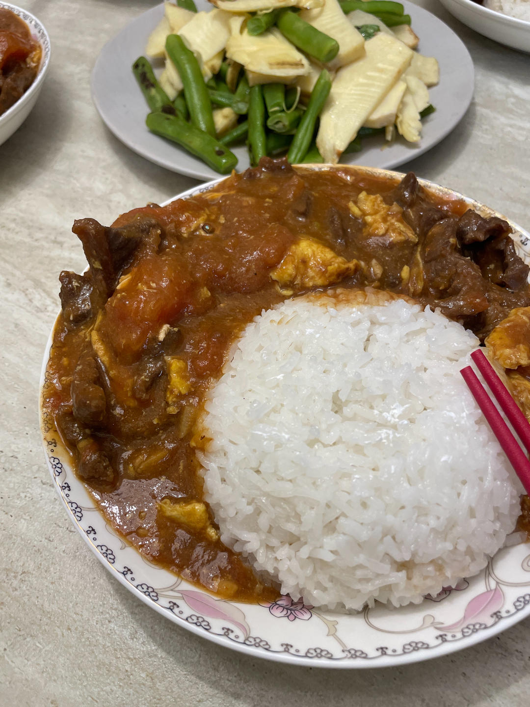 酸甜浓郁～超开胃🔥番茄滑蛋牛肉饭