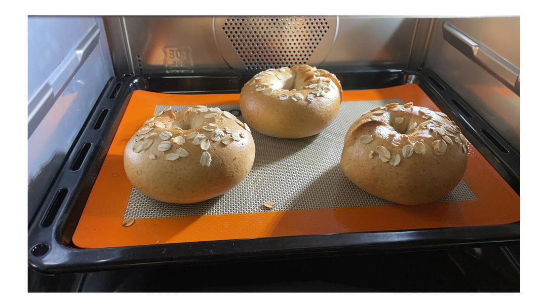 低糖无油燕麦贝果