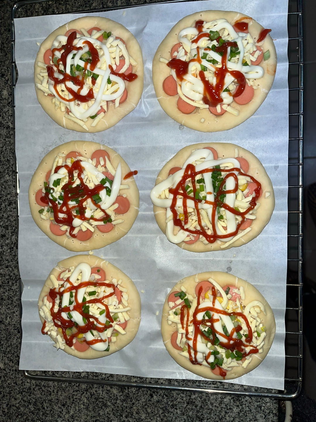 花样披萨小面包