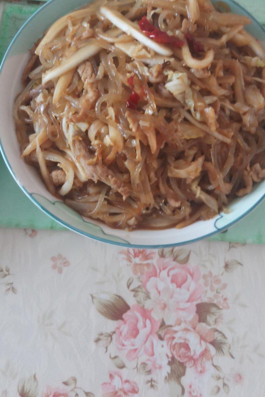 白菜炒粉丝
