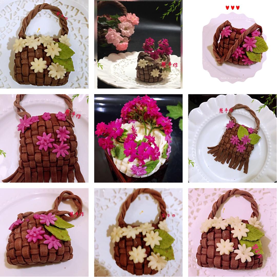 原创田园风红糖花包（一次发酵超详细版）