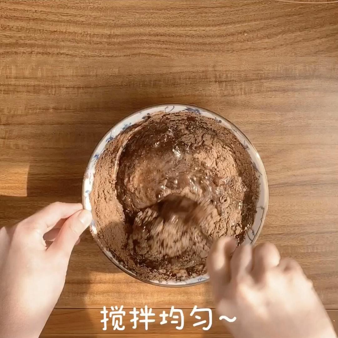 电饭煲棉花糖布朗尼的做法 步骤5