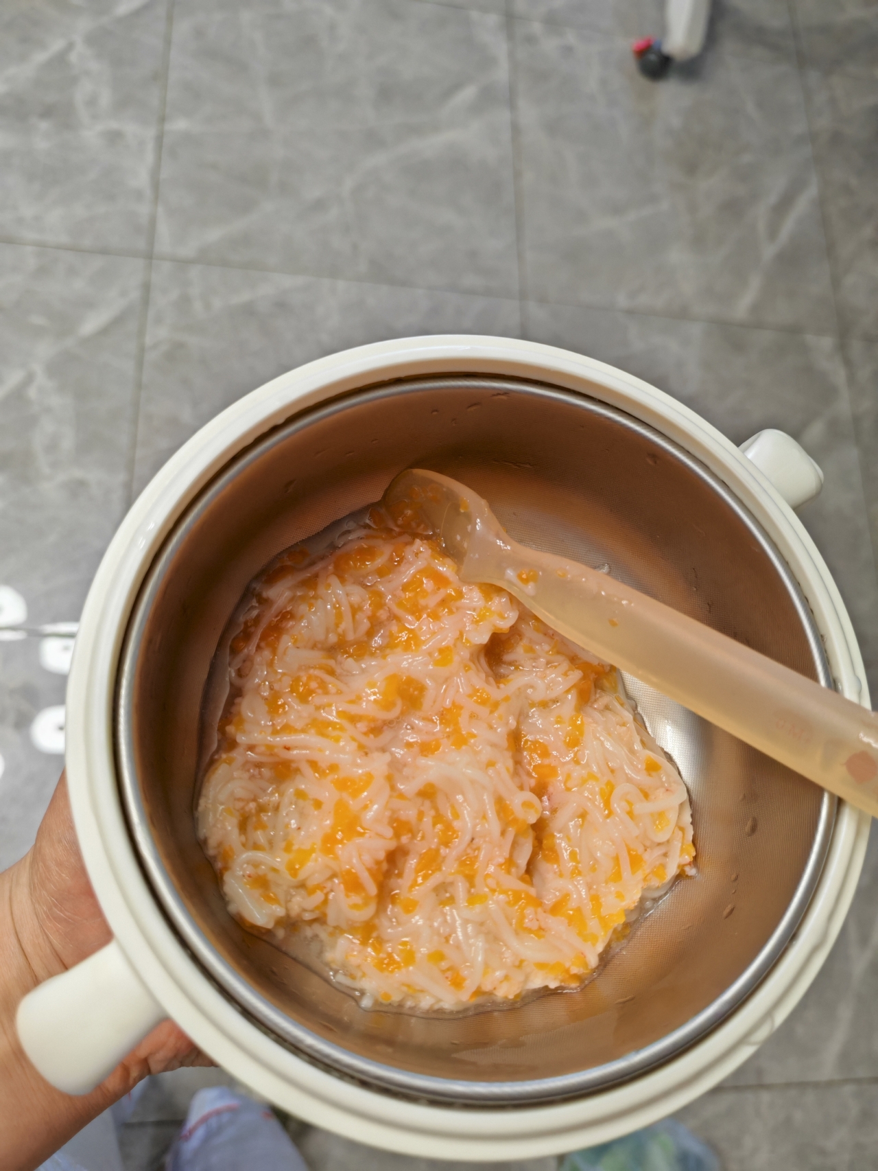 8月龄宝宝辅食 胡萝卜🥕鲜虾🦐面的做法