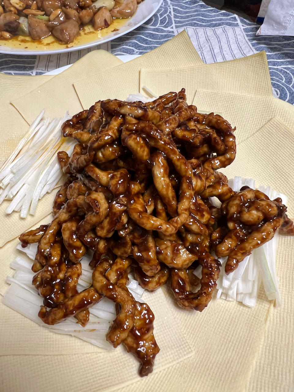 传统做法 京酱肉丝