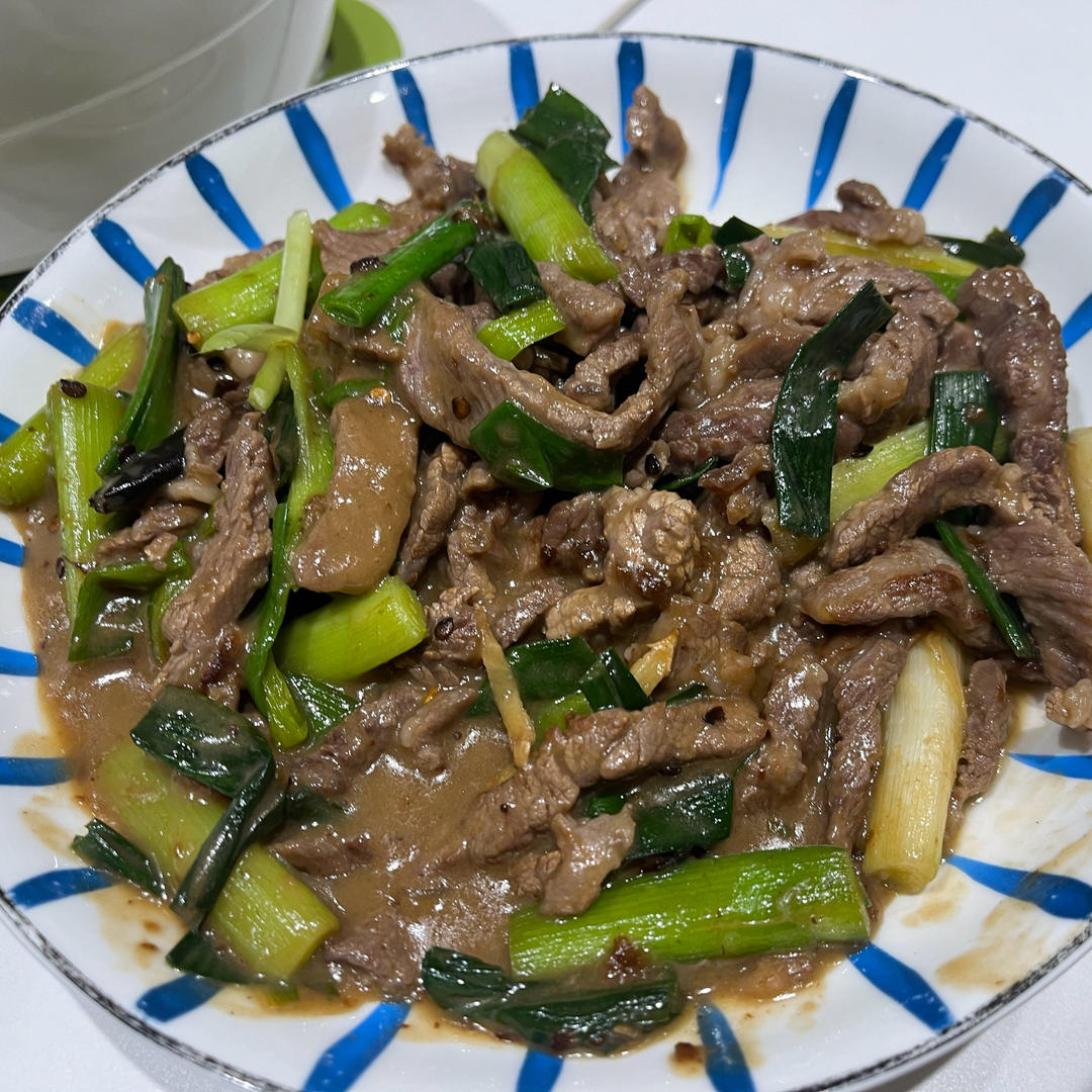 家常下饭菜【牛肉丝炒大蒜】