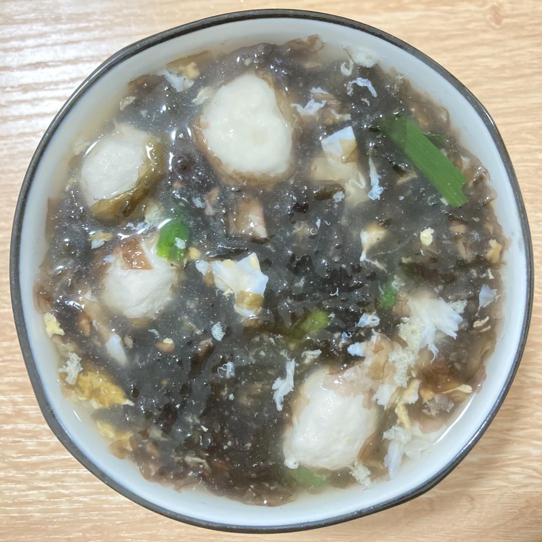 紫菜猪肉丸汤