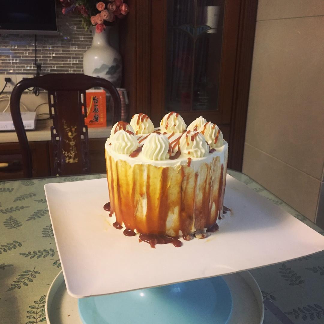 焦糖香草海绵蛋糕