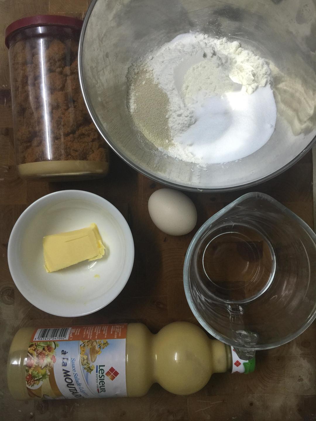 纯奶手撕吐司的做法 步骤1