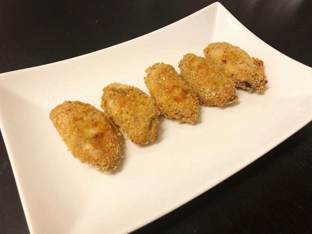 烤鸡翅（面包糠版）