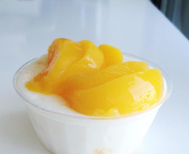蜜桃酸奶冻的做法