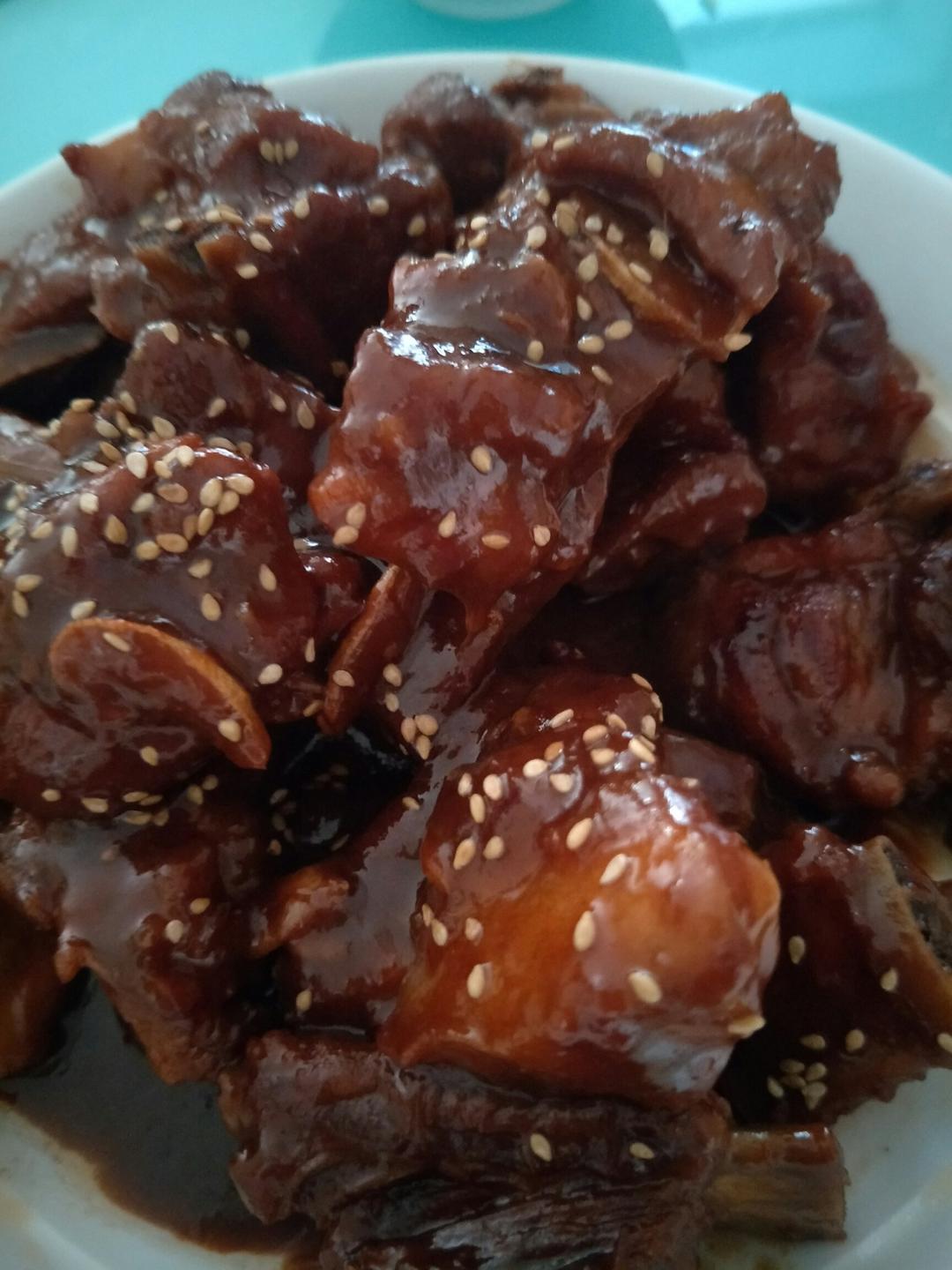 红腐乳烧排骨