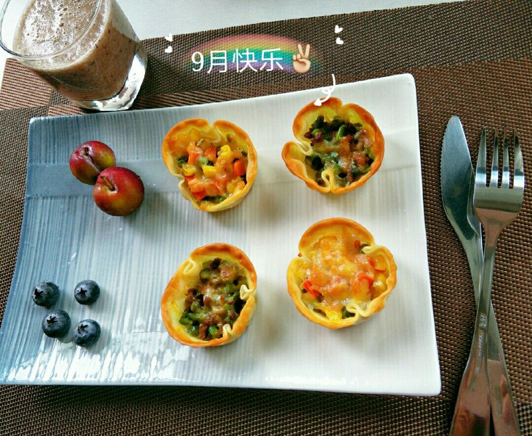 适合你的瘦身餐!简单好做，多吃不怕胖 ‖ 鲜蔬挞
