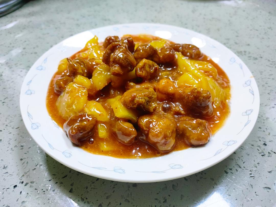 秘制菠萝咕噜肉（绝对好吃）