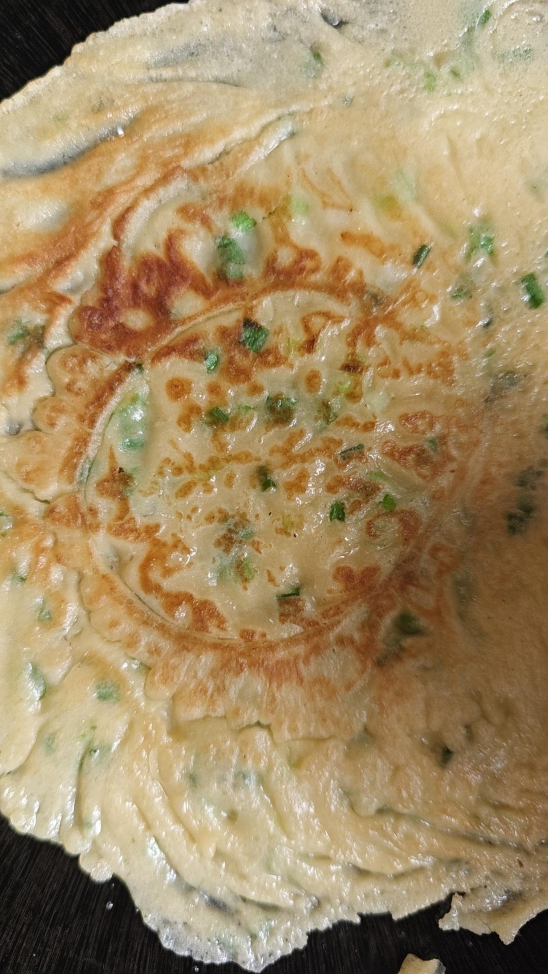 五分钟早餐：小葱鸡蛋饼