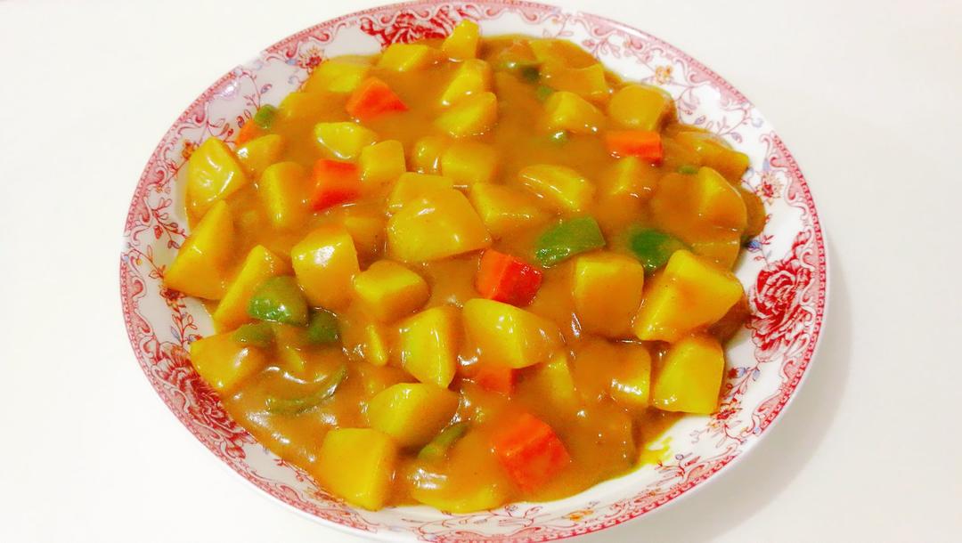 潘潘安做的全蔬咖喱土豆