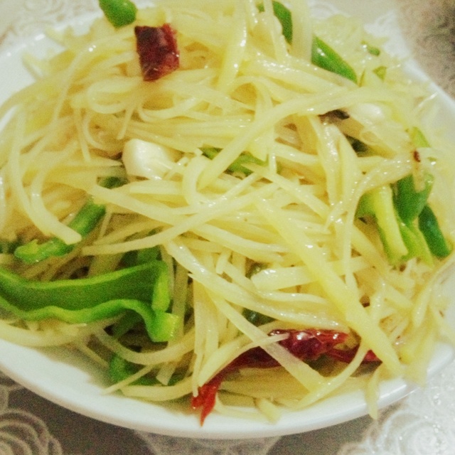 青椒土豆丝