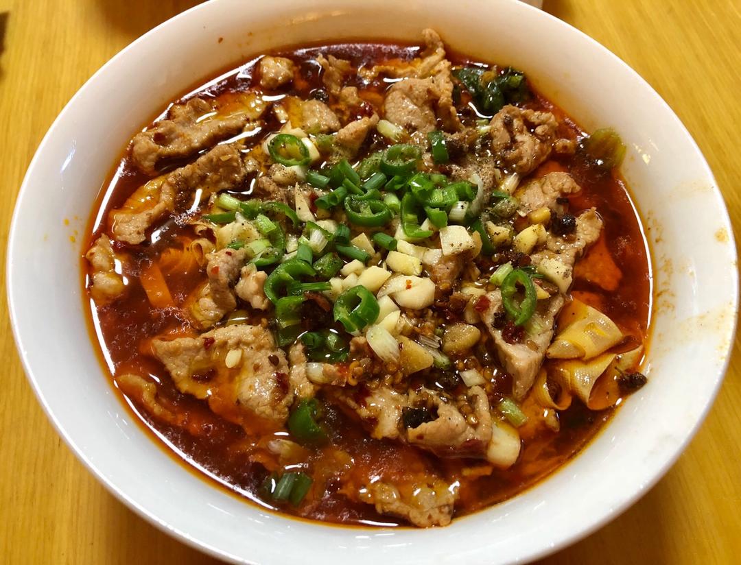 家庭简易版水煮肉片