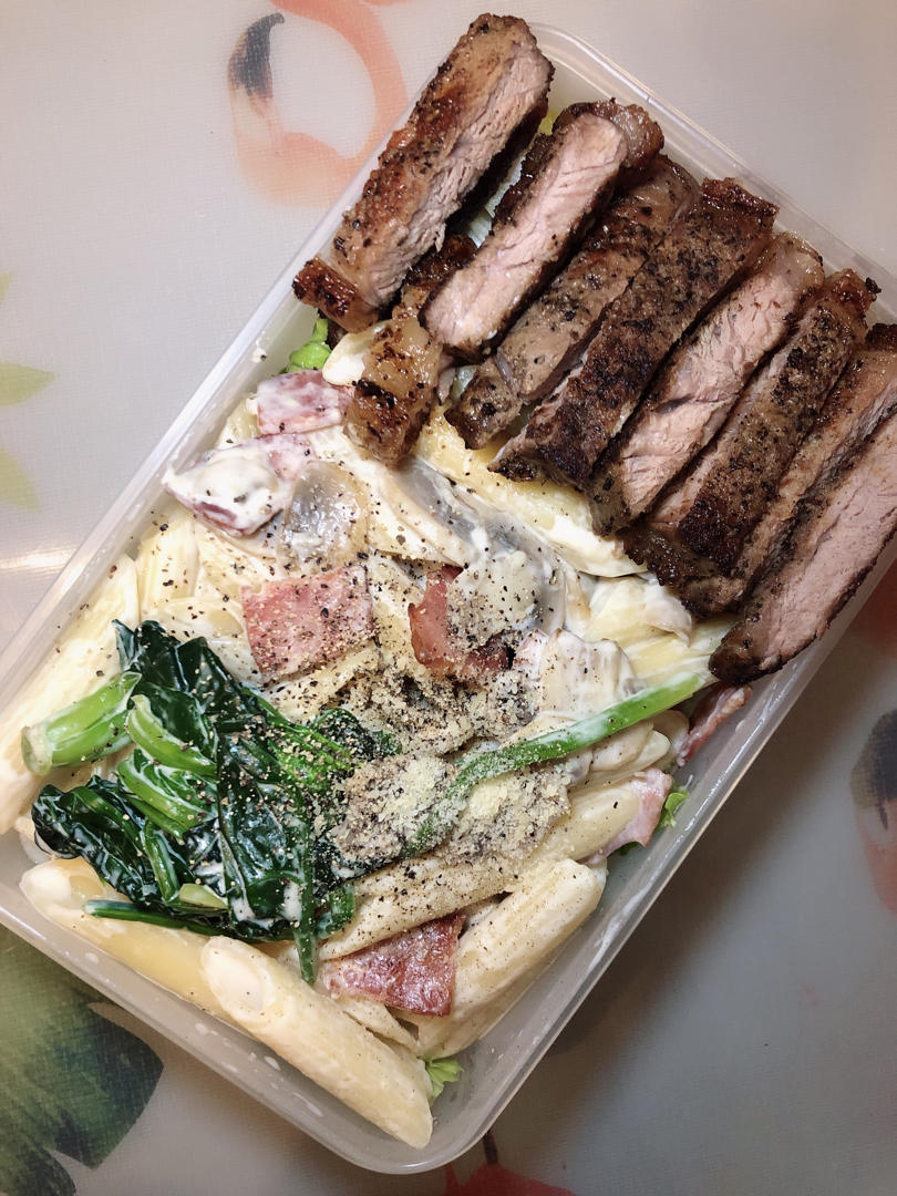 用牛奶也可以做奶油培根意面