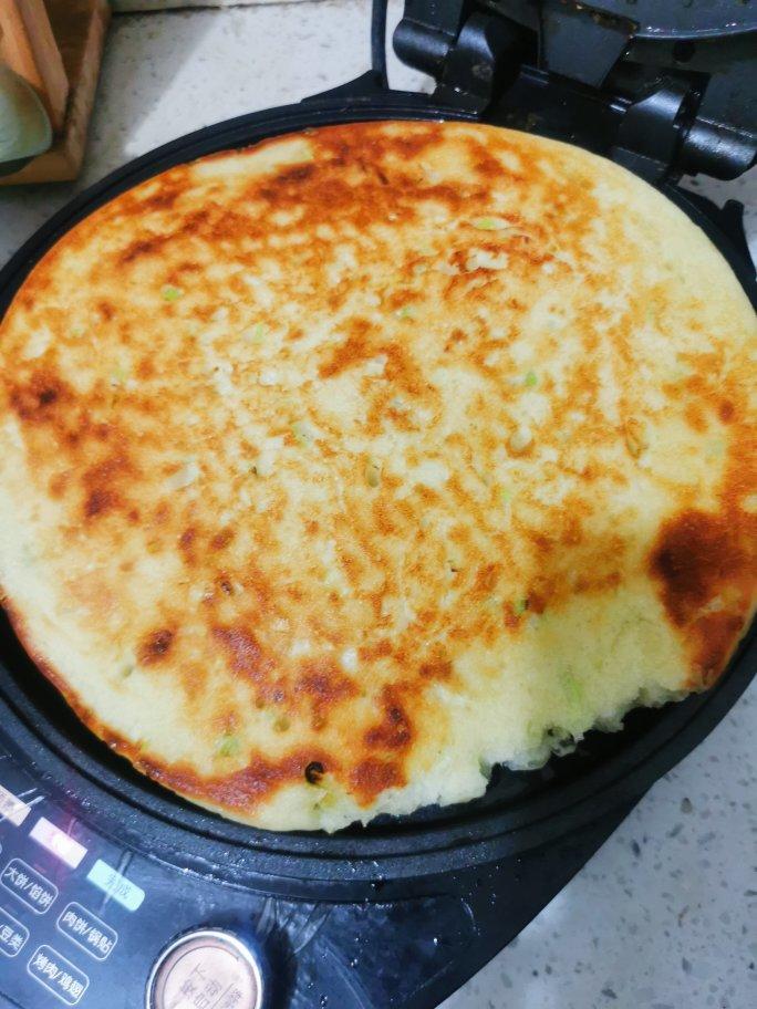 手不沾面做发面大饼
