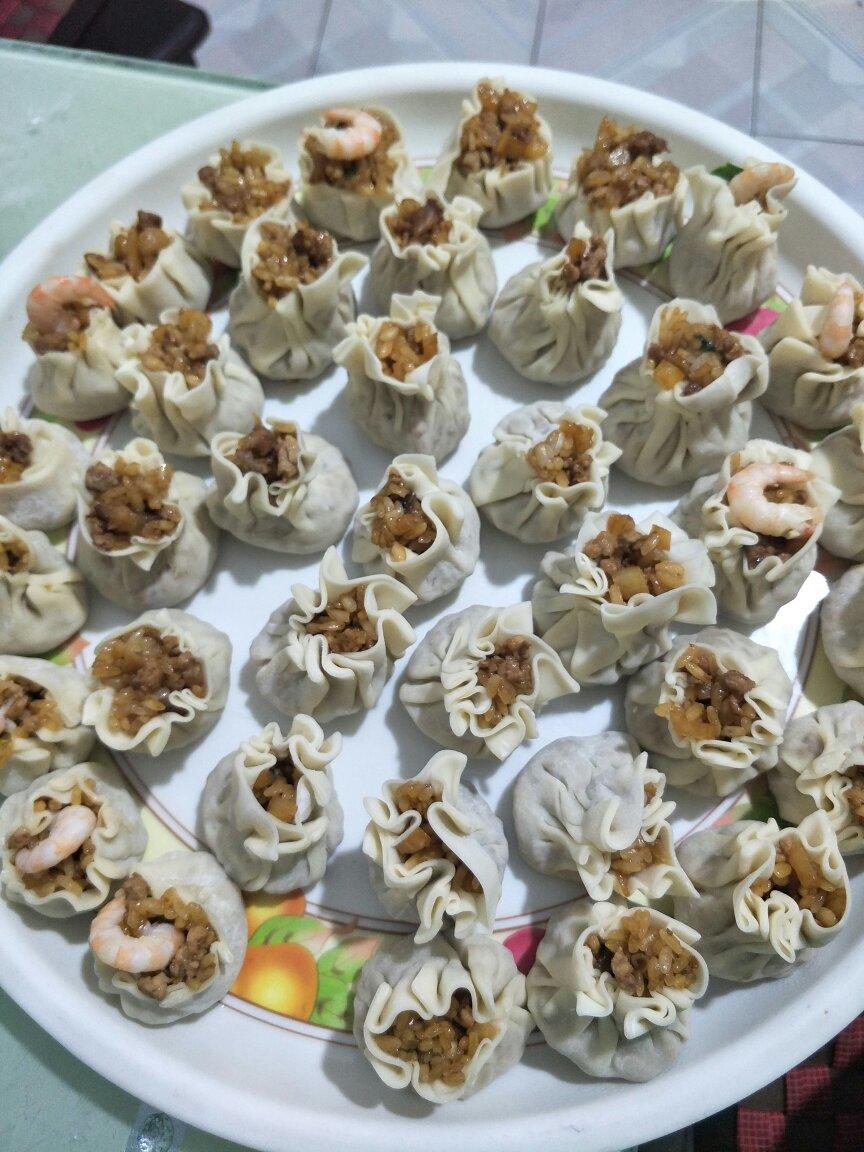 简易糯米烧卖（附烧卖包法）