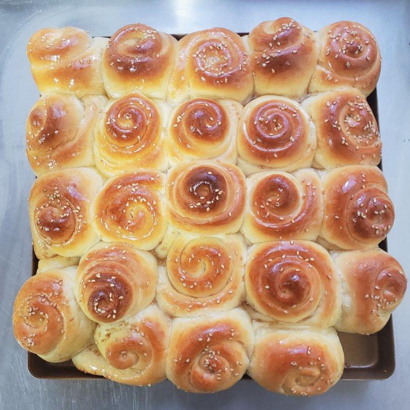 脆底蜂蜜小面包