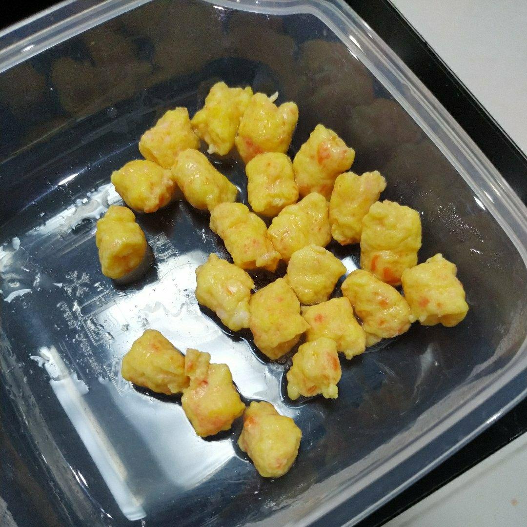 蛋黄虾滑 宝宝辅食食谱