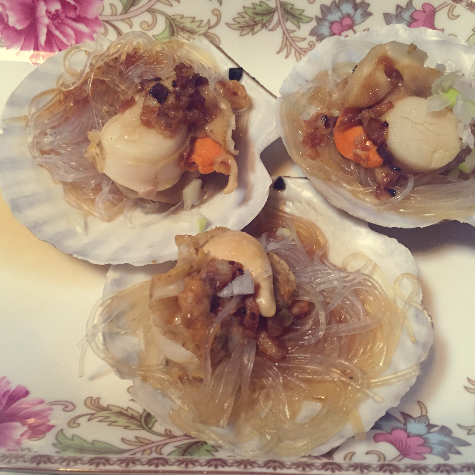 蒜蓉粉丝蒸扇贝