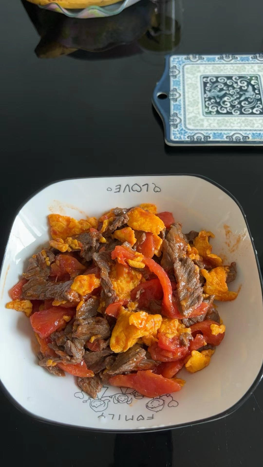 牛肉番茄炒鸡蛋