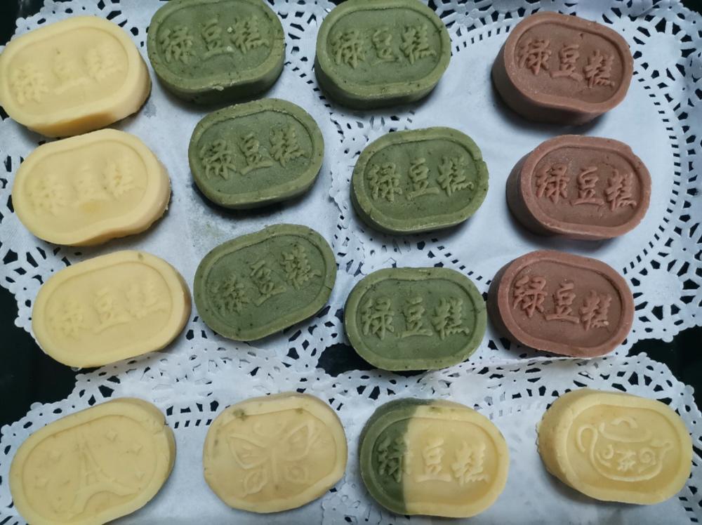 多味奶香绿豆糕