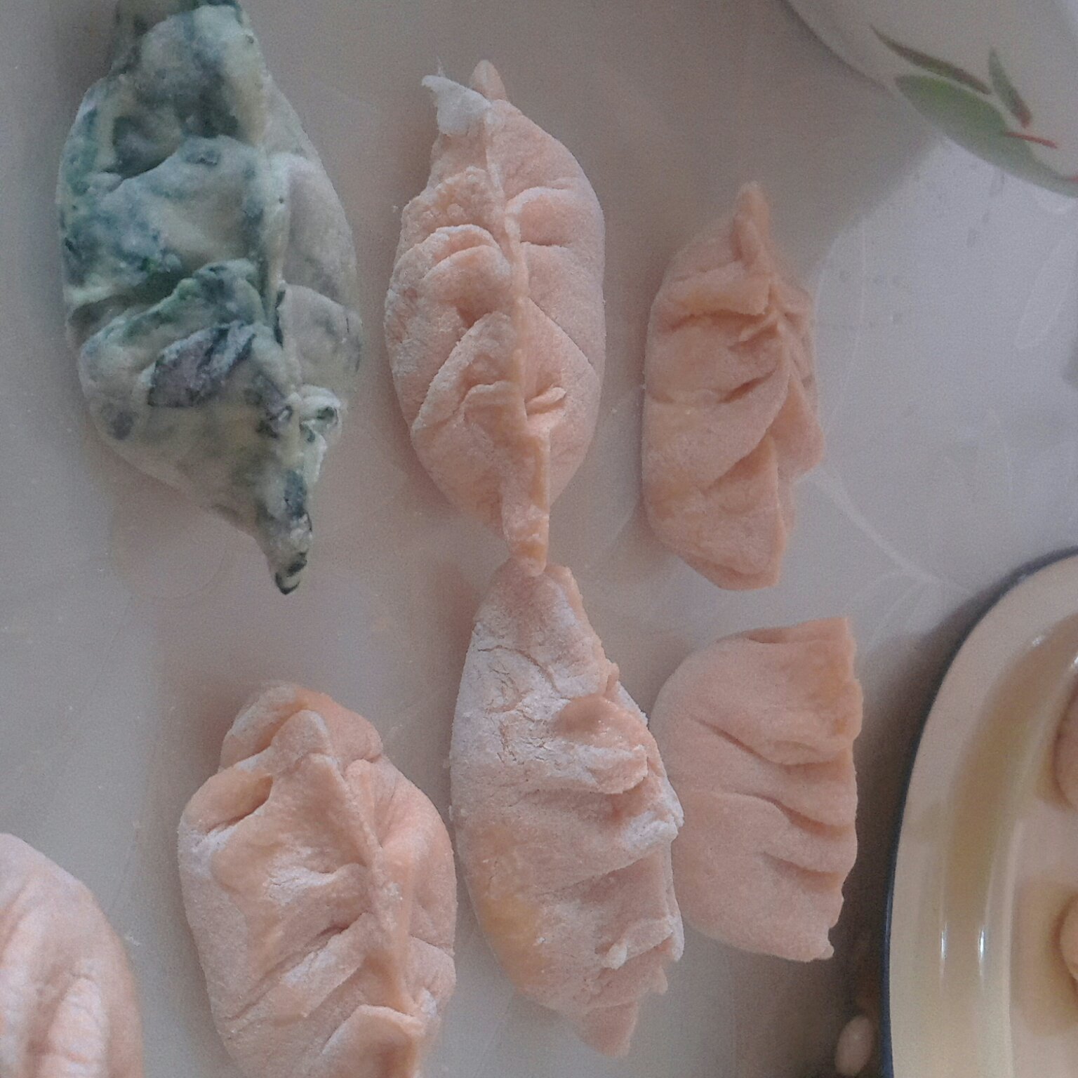 彩色饺子皮