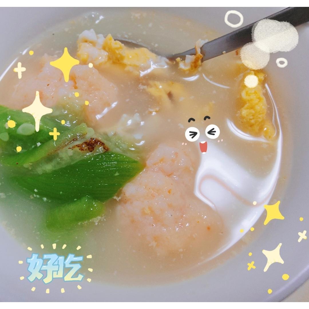 丝瓜虾滑汤