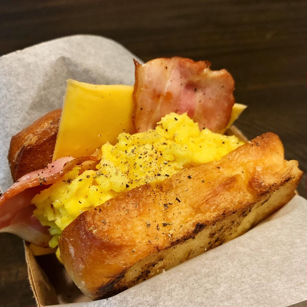 网红EGG DROP芝士厚蛋烧三明治 🥪『平底锅美食』