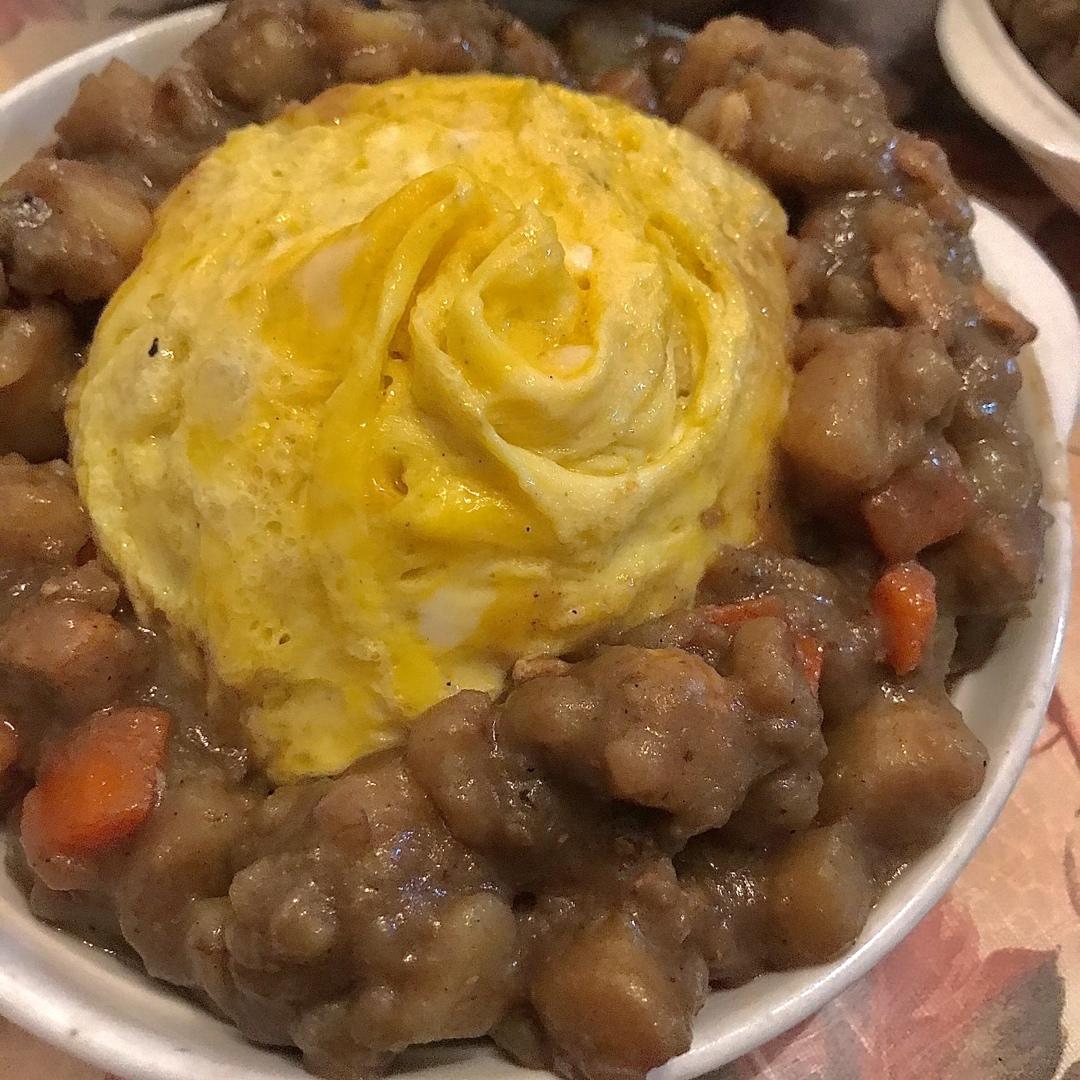 网红【龙卷风蛋包饭】咖喱版