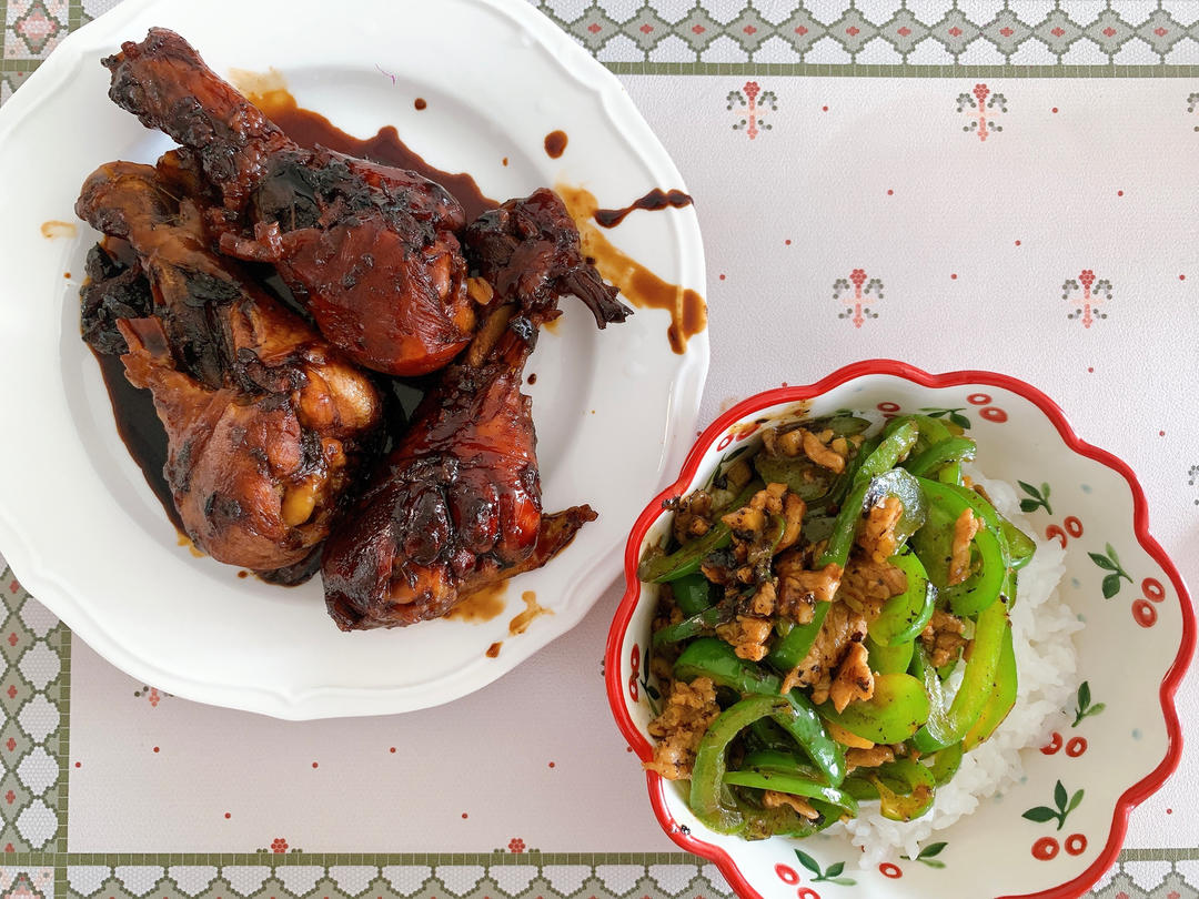 ‼️好吃到舔盘的青椒肉丝盖浇饭