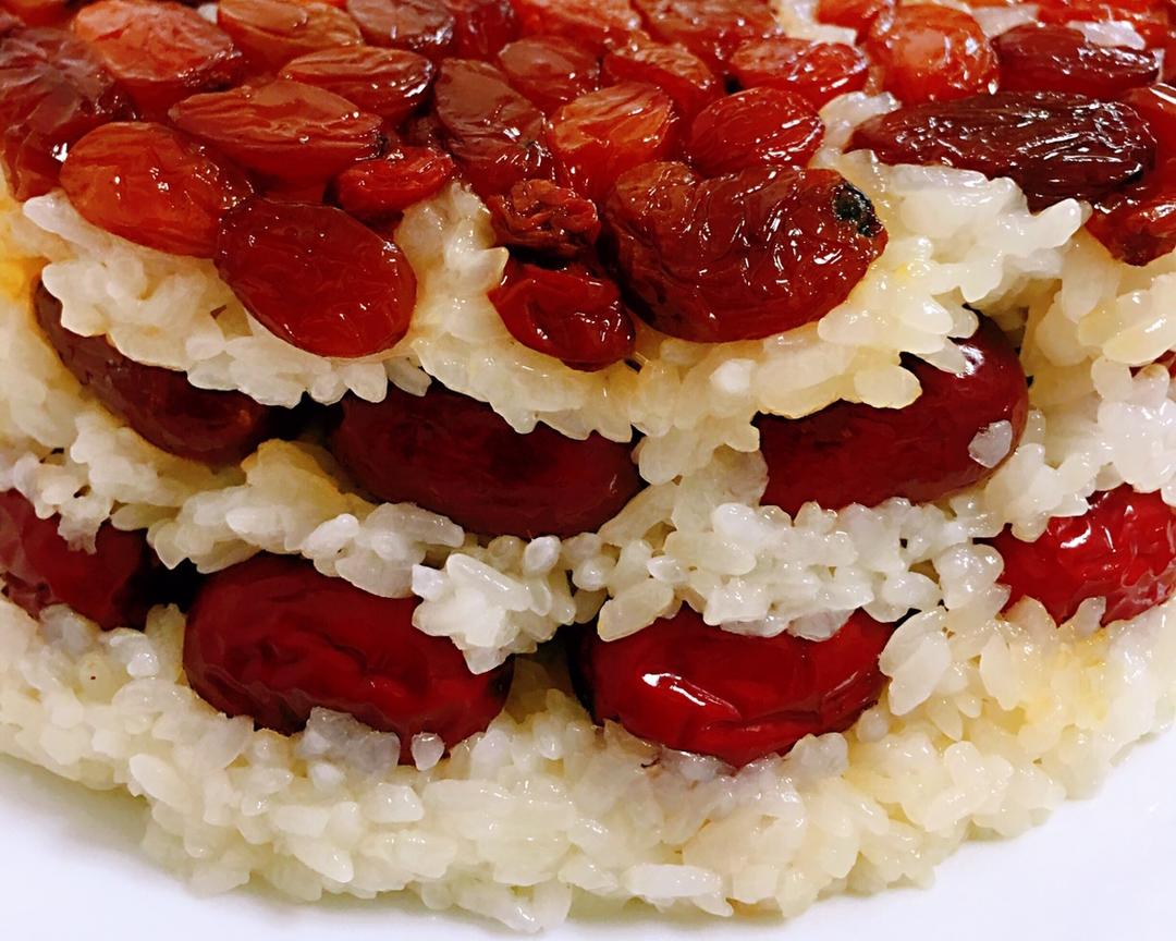 红枣糯米蒸糕的做法