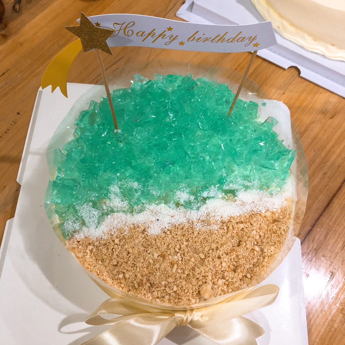 椰香海洋慕斯蛋糕一次成功超简单的做法
