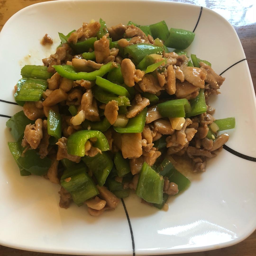 青椒炒鸡腿肉（大厨级别）