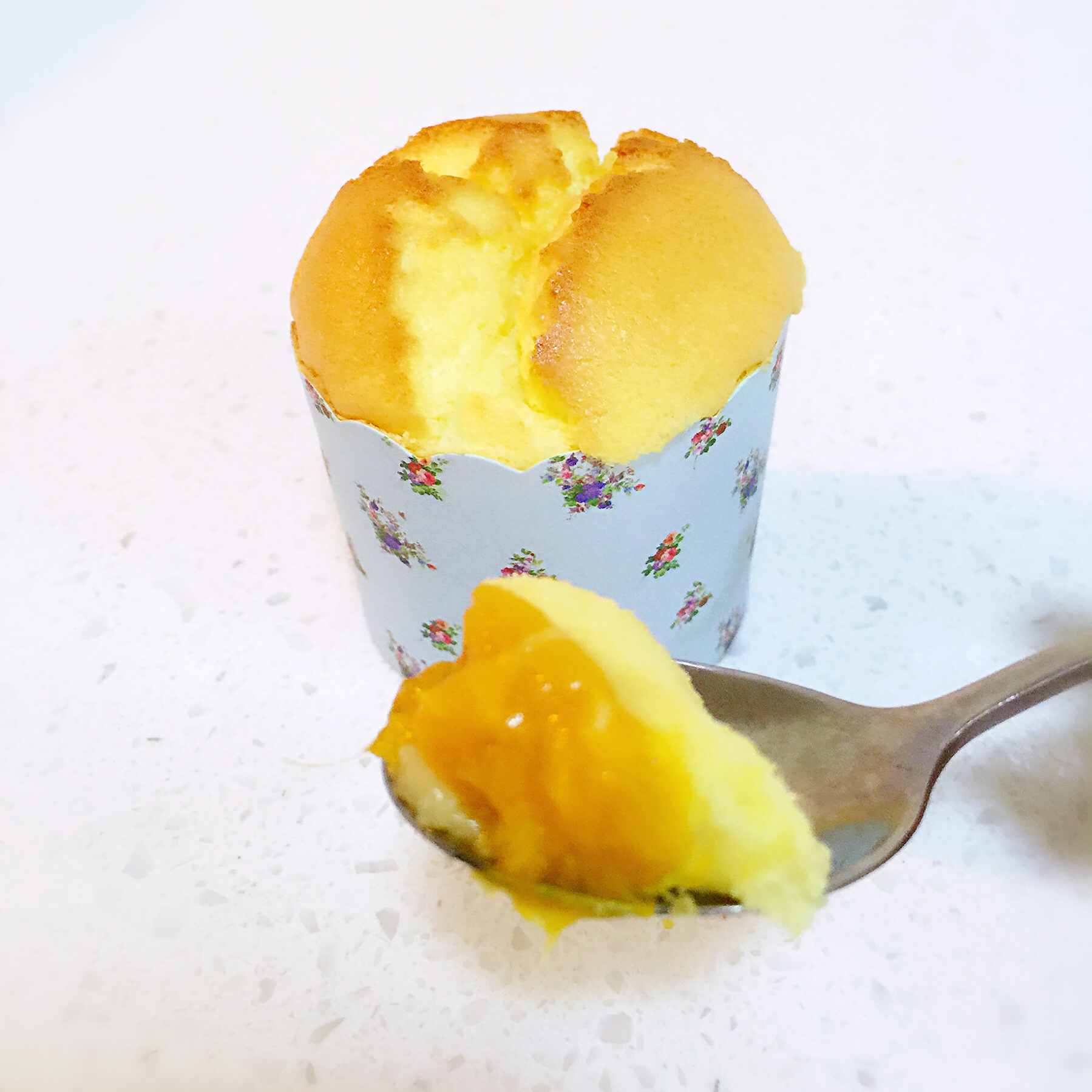 芒果流心杯蛋糕