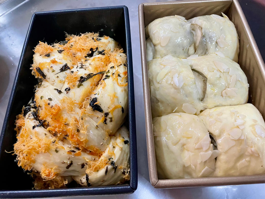 【奶酥吐司】｜抹茶+可可两种口味｜简单快手版