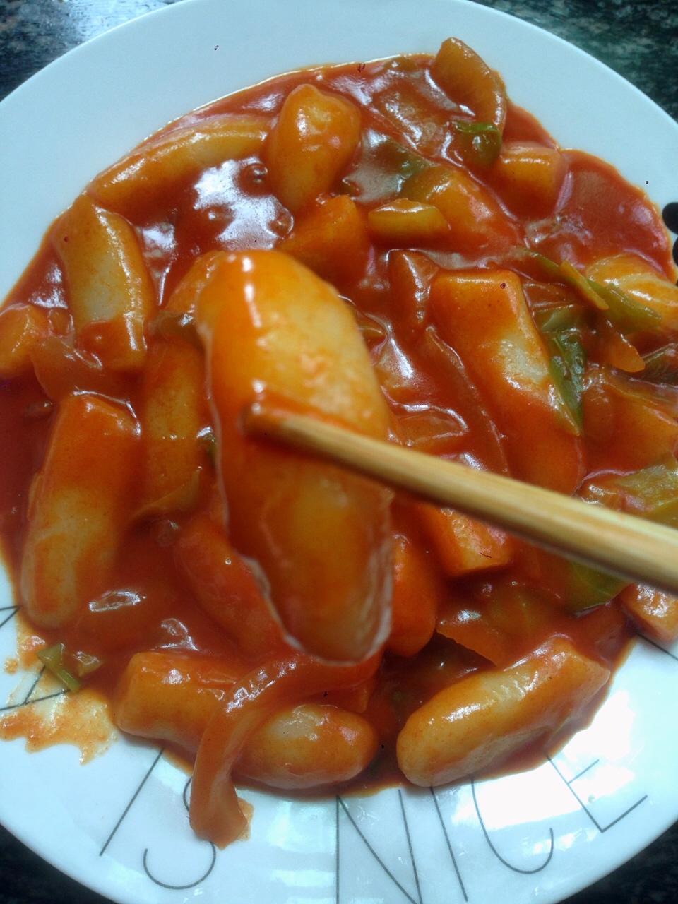 韩式辣炒年糕（or网红芝士套路之芝心年糕）