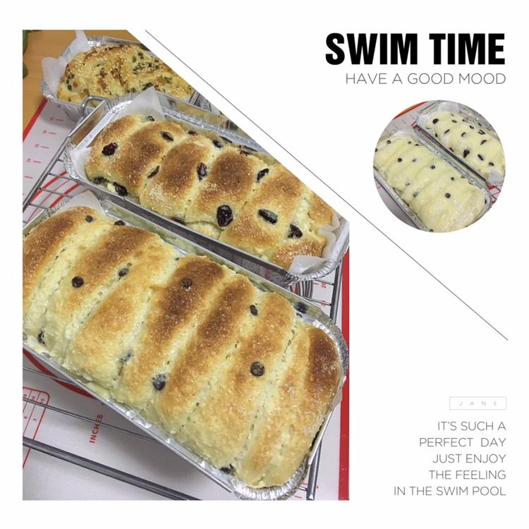 消耗淡奶油的超软北海道手撕面包——椰蓉和巧克力很搭哦~