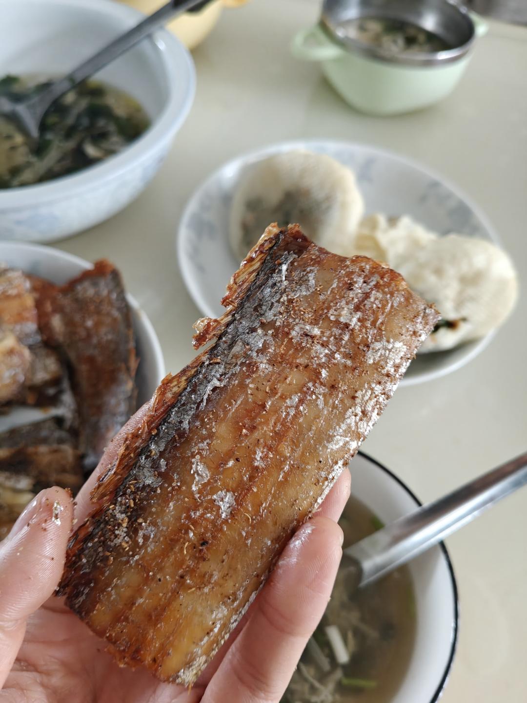 椒盐烤带鱼(烤箱版)