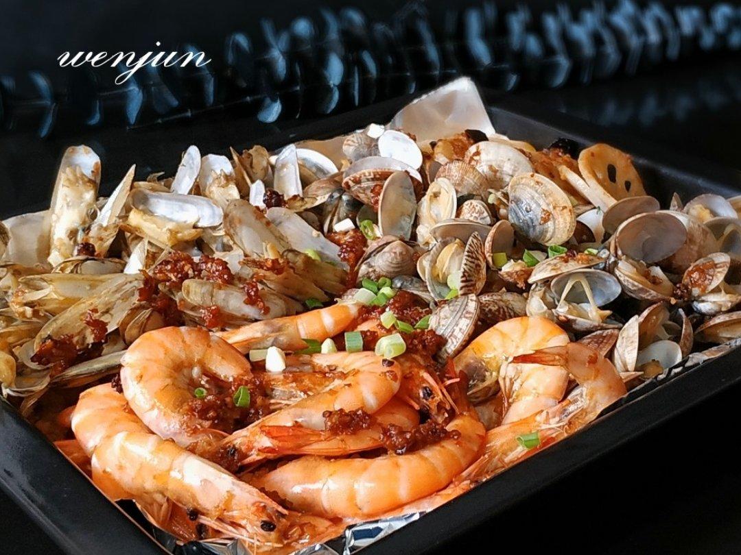 冠盖云集——蒸海鲜