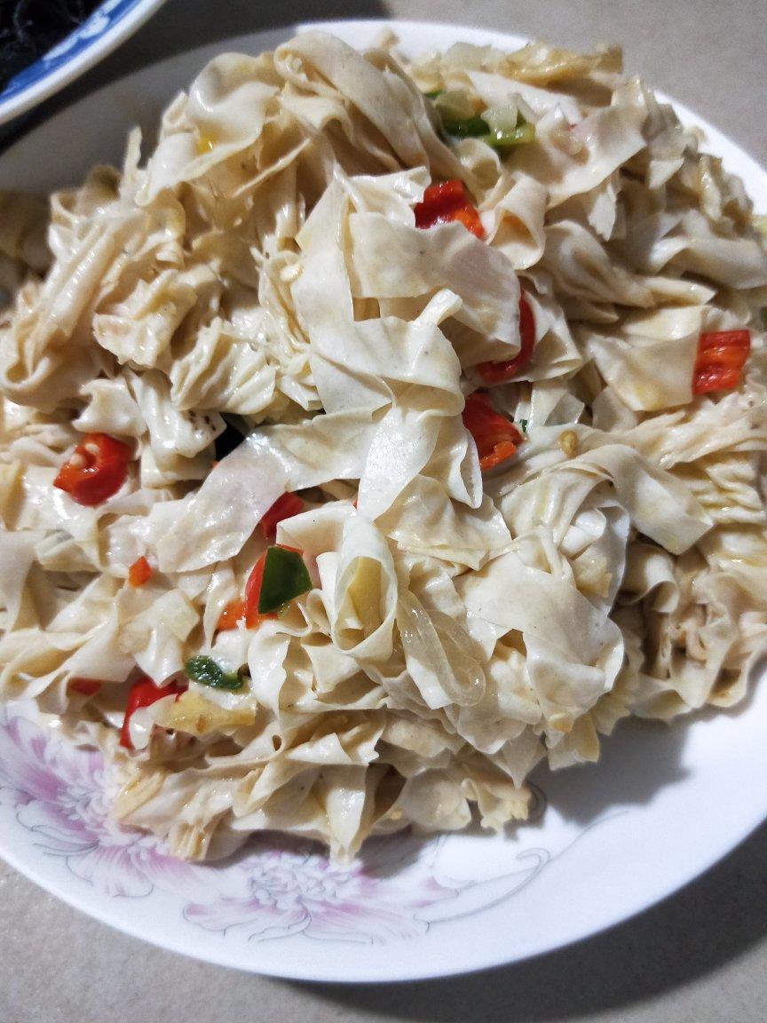 好吃下饭的炒豆皮