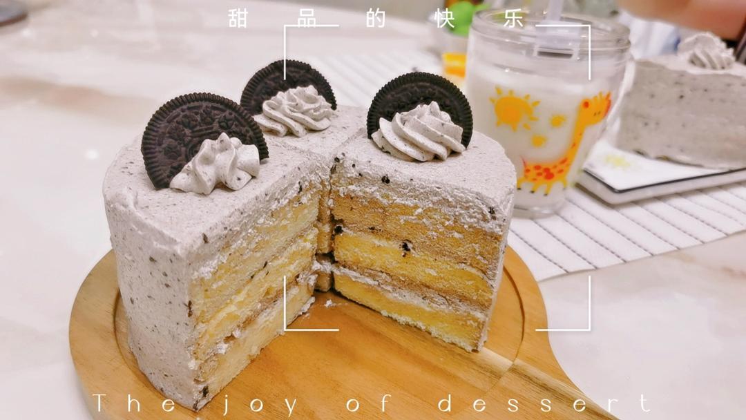 6寸奥利奥咸奶油蛋糕