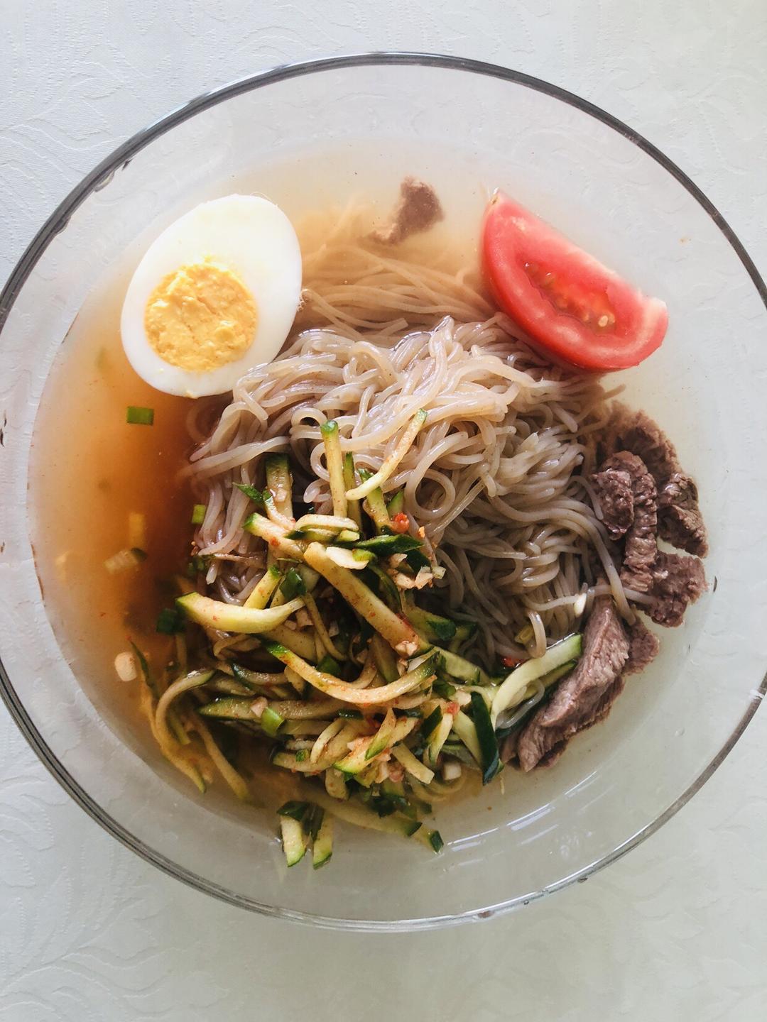 冷面（牛肉清汤）的做法