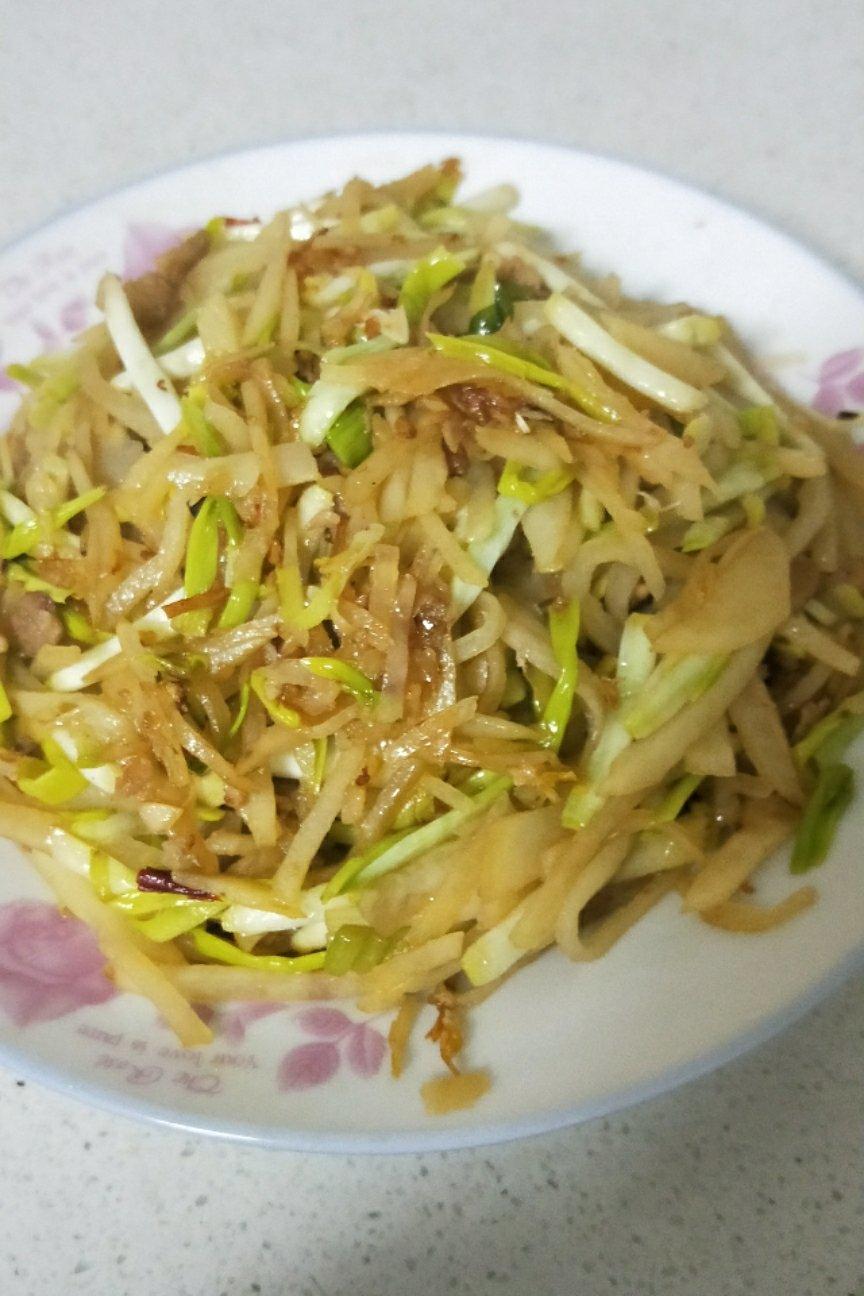 韭菜土豆丝