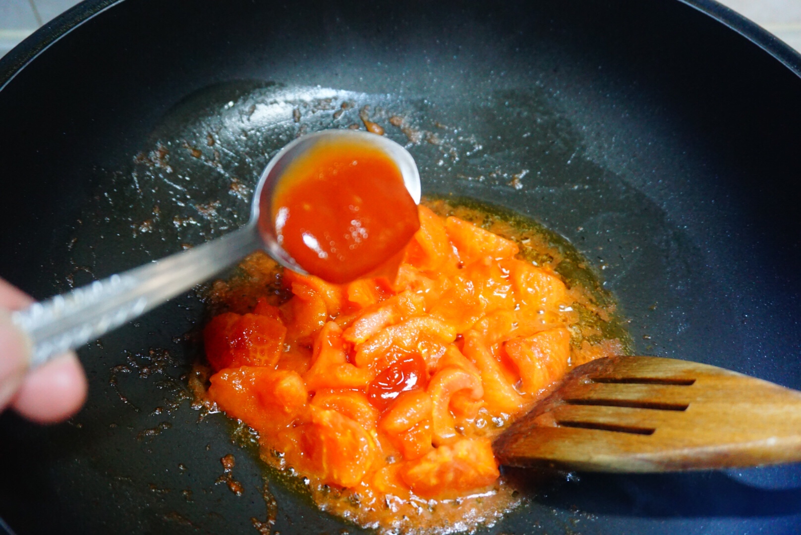 宝宝下饭菜—番茄龙利鱼的做法 步骤8